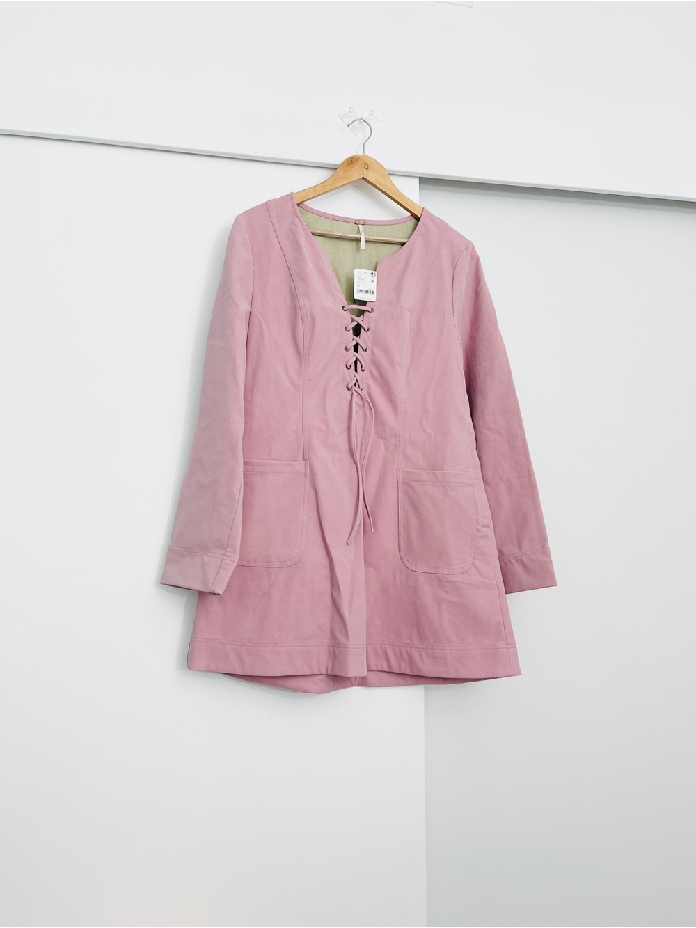 NWT Free People Bradley Faux Suede Mini Dress Size Medium